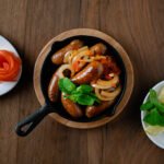 مقانق مع دبس الرمان