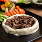 حمص مع لحمة