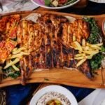 فروج مشوي على الفحم