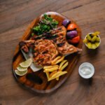 نصف فروج مشوي