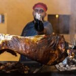 خروف مشوي على الفحم